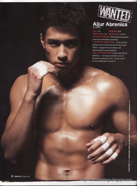 I did not recognize Aljur Abrenica in the scans of Mell Navarro of I did not recognize Aljur Abrenica in the scans of Mell Navarro of