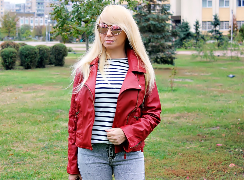 ROSEGAL Haul: Red Biker Jacket / обзор, отзывы, фото