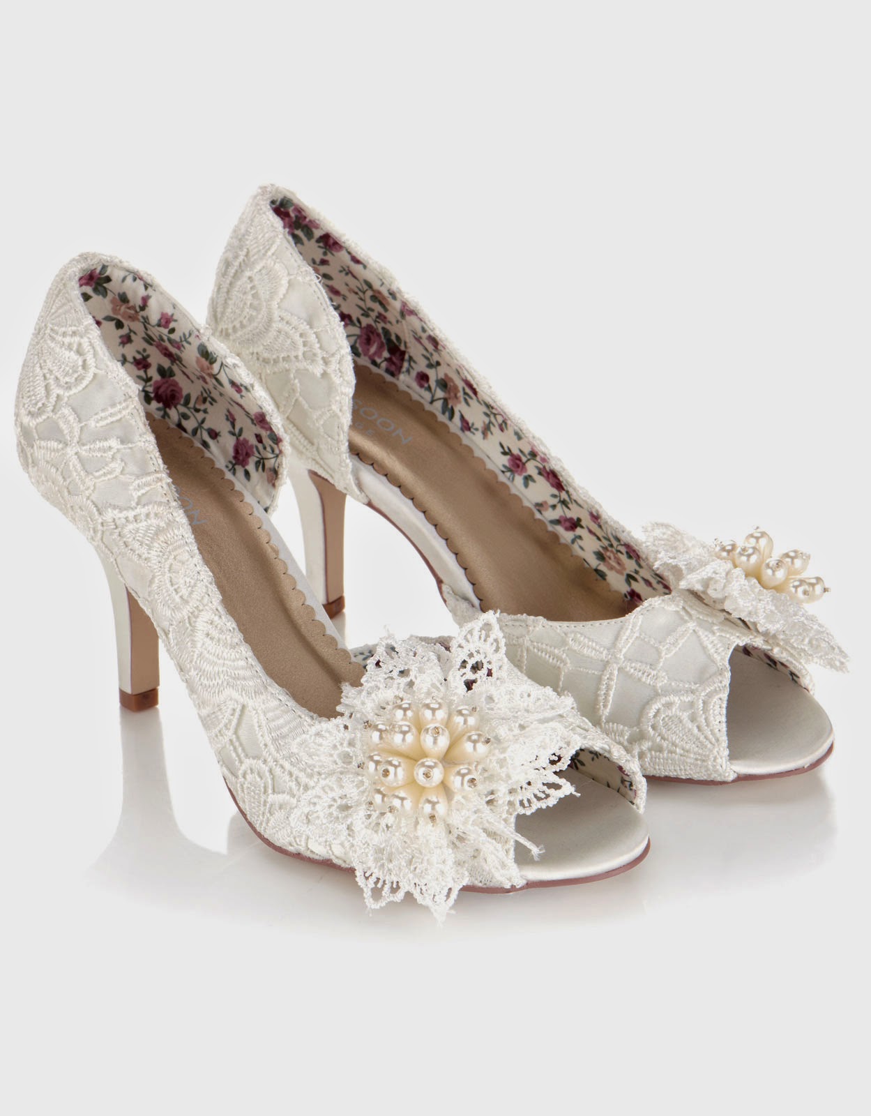 Wedding Shoes Vintage Lace 6