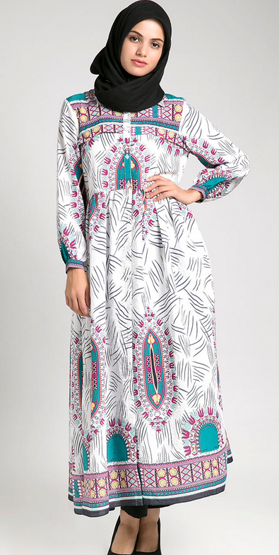 Gambar Model Baju Muslim Gamis untuk Orang Gemuk Murah 2015