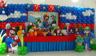 Fiestas Infantiles Decoradas con Mario Bros