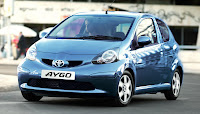 New Toyota Aygo Blue For UK