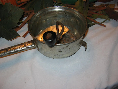 Days Gone By Food Mill. Little bunt persimmon cakes out of the oven.