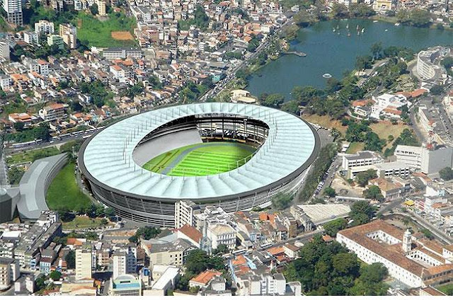 Arena Fonte Nova, em Salvador, Bahia.