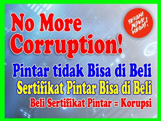 Slogan Anti Korupsi SMA + ICT ~ SMA Plus ICT