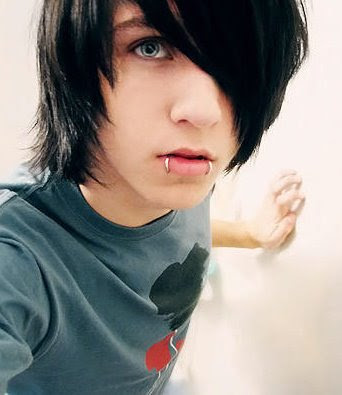 hot emo guys with blue eyes and black. emo guys with lue eyes