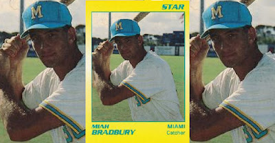 Miah Bradbury 1990 Miami Miracle card