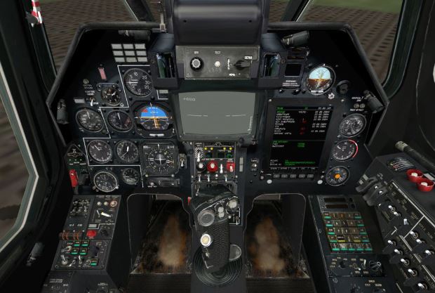 Kamov Ka-50 Black Shark cockpit