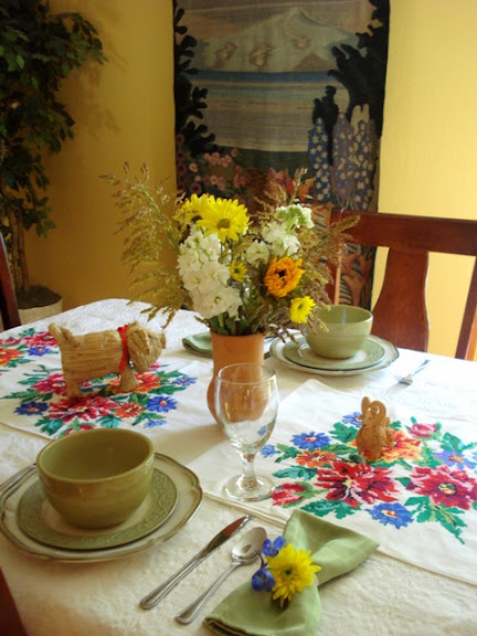 Ukrainian table setting