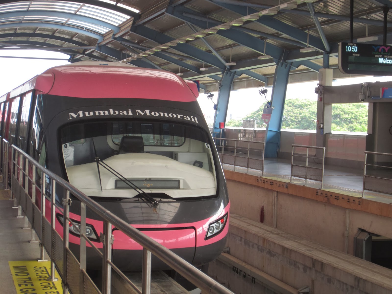 Taking Off in the Mumbai Monorail