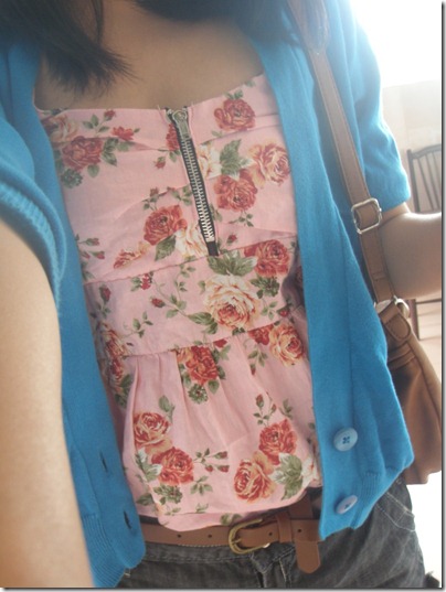 blue X flora X leather