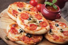 Massa de mini pizzas
