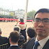 Our Student at the Royal Welcome of Chinese President