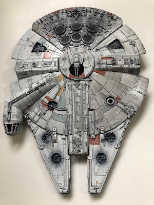 Bandai Millennium Falcon Watercolor Weathering Wash