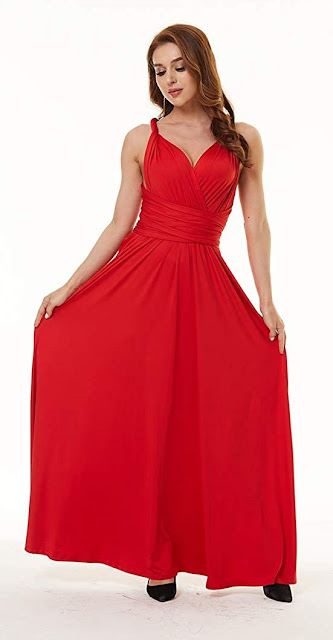 Red Chiffon Bridesmaid Dresses