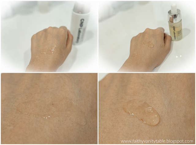 Review Swatches CNP LABORATORY Invisible Peeling Booster and Propolis Energy Ampule