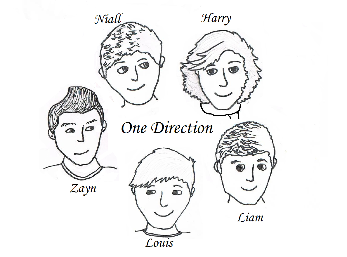 Coloring Pictures Of One Direction 9