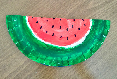 Watermelon craft for kids #3