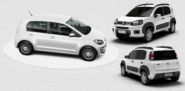 Fiat Uno Dualogic x Volkswagen up! I-Motion: comparativo automatizados