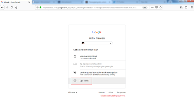 Cara memulihkan password akun google terbaru