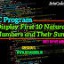 C Program to Display First 10 Natural Numbers and Their Sum