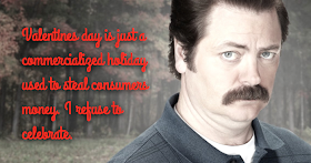 Parks and Rec, Parks and Recreations Valentines, Free Printables, Ron Swanson Valentines