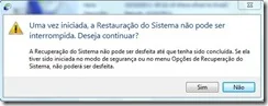 Definição final de restauração