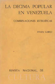 Efraín Subero - La Décima Popular en Venezuela - Fragmento 1963