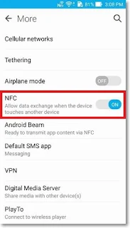 setting nfc asus zenfone