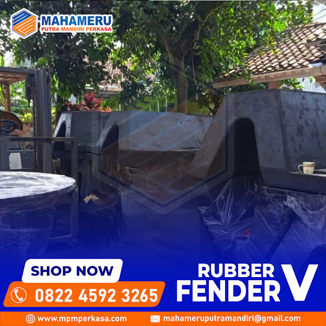 Rubber Fender tipe V 150 H, V 200 H, V 250 H, V 300 H, V 400 H, V 500 H - Anchor Bolt Galvanis