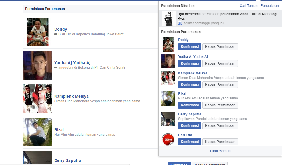 Cara Konfirmasi Semua Teman Di Facebook !!! - Just Info