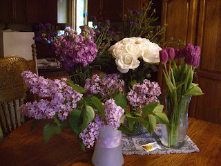 Flowers purchased from Wegmans, a local grocery store, that is the greatest grocery store ever. But that's a different story.