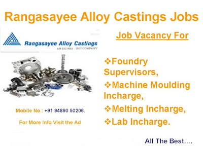 Rangasayee Alloy Castings Jobs