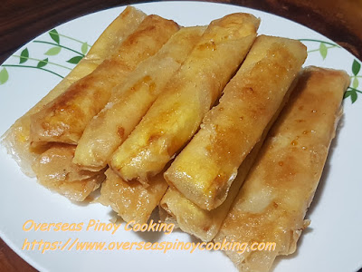 Turon na Saging, Fried Banana Rolls