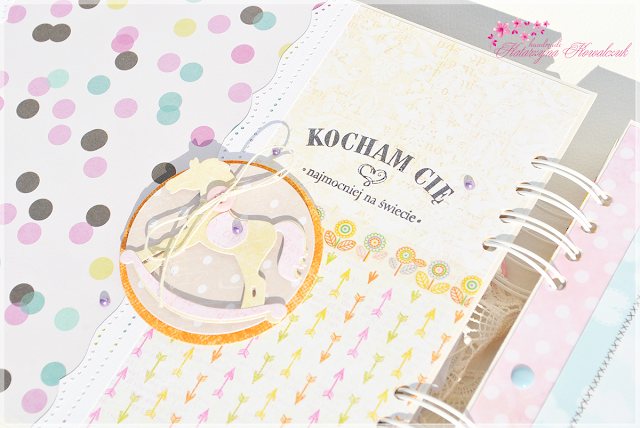 Album Pamiątka Chrztu Świętego scrapbooking