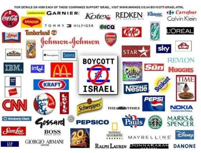 हाल के इतिहास को देखते हुए, इजरायली उत्पादों का बहिष्कार एक वैध और उचित कार्रवाई है