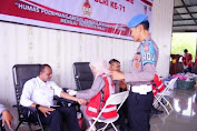 Sambut HUT Humas Ke-71 Polres Pidie Gelar Donor Darah