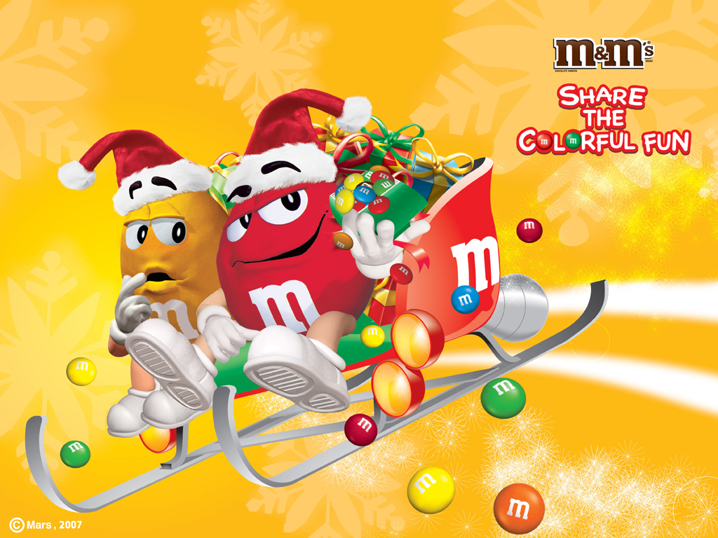 wallpaper M & M