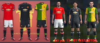 PES 2013 Man. United Leaked Kits 14-15 by Watanyou