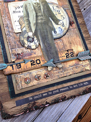 Sara Emily Barker http://sarascloset1.blogspot.com/ No Good Reason tutorial #tim holtz #sizzix3Dtexturefade #foundry #lumber 6