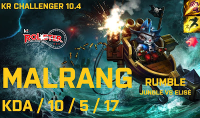 KT Malrang Rumble JG vs Elise - KR Challenger 10.4