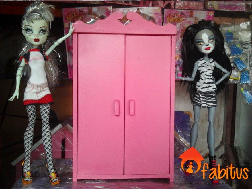 Perabotan Rumah Barbie  Lemari  Pakaian  FABITUS rumah barbie 