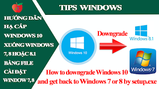 Hạ cấp từ Windows 10 xuống Windows 7, Windows 8 hoặc 8.1 sau khi nâng cấp quá 10 ngày