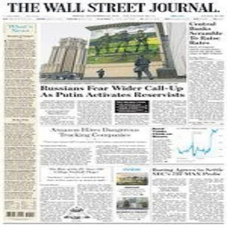 The Wall Street Journal Newspaper Pdf Download 23 September 2022 More Newspaper, Software, Application, Ebooks Download For Visit Website filecro.com