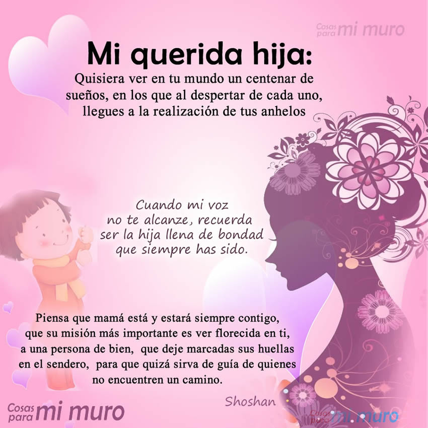 Banco de Imagenes y fotos gratis: Frases para hijas, 1