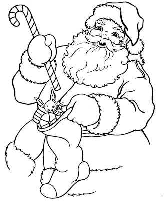 Coloring Pages Santa