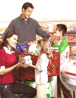 Mommy And Daddy Explain The Facts Of Life, With Groceries At BJ's Wholesale Club