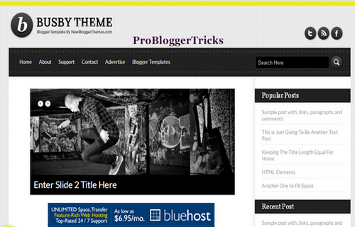 Free premium blogger templates