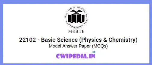 22102 - Basic Science (Physics & Chemistry) Model Answer Paper