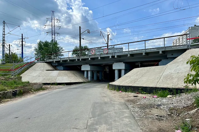 улица Алексея Баталова, тоннель под путями Киевского направления Московской железной дороги